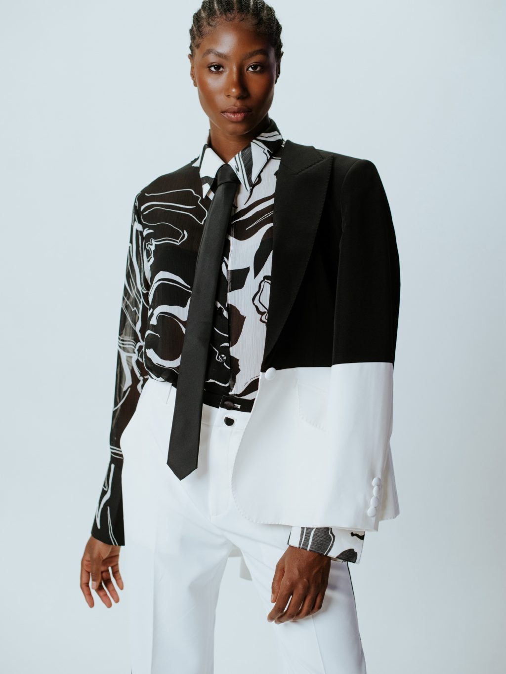 The Abstract  Chiffon Blouse
